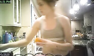 American Kitchen Bra Webcam Leak 1005