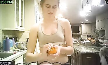 American Kitchen Bra Webcam Leak 1005