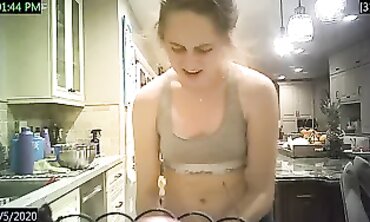 American Kitchen Bra Webcam Leak 1005
