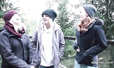 Three Blonde Lesbians Share Toys For Multiple Orgasms