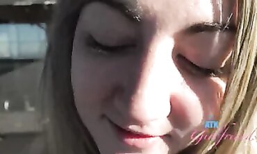 POV Hardcore: Mature Man Creampie barely legal Blonde on Vacation