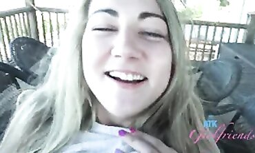 POV Hardcore: Mature Man Creampie barely legal Blonde on Vacation