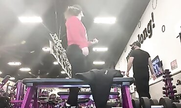 Thick Asian Teens Workout in Leggings