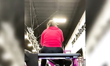 Thick Asian Teens Workout in Leggings
