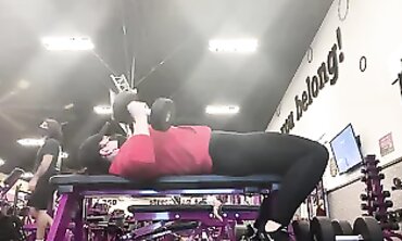 Thick Asian Teens Workout in Leggings