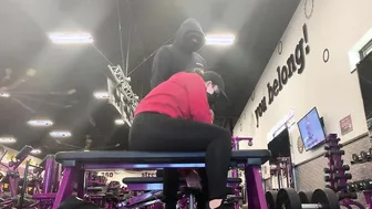 Thick Asian Teens Workout in Leggings