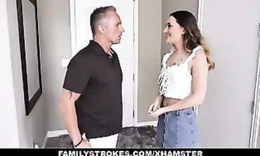 Step-Mom & Stepdaughter Share A Big Cock