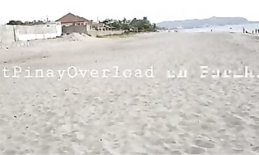 Hot Pinay Beach Sex: Public Creampie