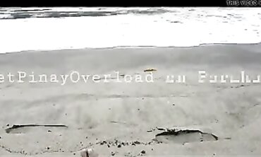 Hot Pinay Beach Sex: Public Creampie