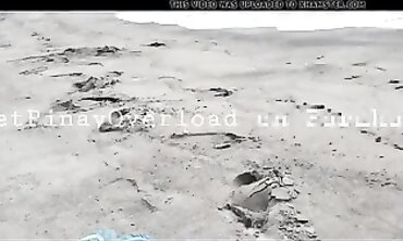 Hot Pinay Beach Sex: Public Creampie