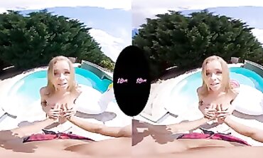 Cherry's First VR Anal Experience with a Massive Cock