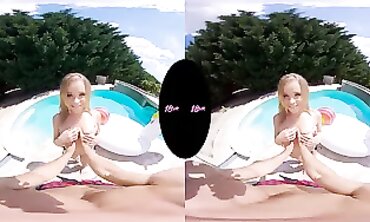 Cherry's First VR Anal Experience with a Massive Cock