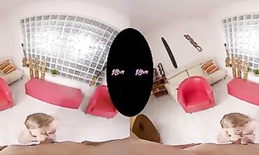 Cherry's First VR Anal Experience with a Massive Cock