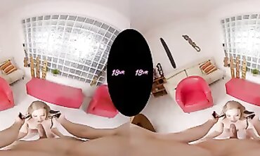 Cherry's First VR Anal Experience with a Massive Cock