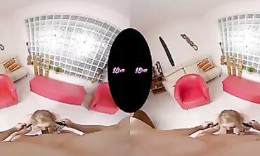 Cherry's First VR Anal Experience with a Massive Cock