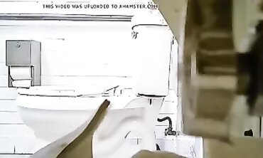 Secret Bathroom Cam: Latina Babe Takes a Douch