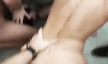 Sexy 18yo First-Timer Gang Bang at Night Club