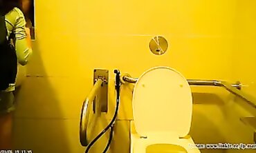 POV Voyeur: homemade Catches Asian Woman in SG Restroom