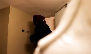 Plump Tattooed Girl Secretly Filmed in Restroom