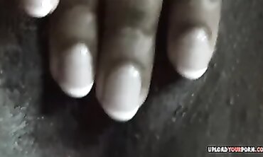 Voluptuous African Beauty Striptease and Fingering with Love & Nice