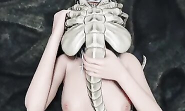 Alien surprise: Rough Hentai Double Penetration