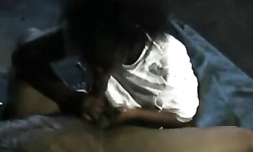 Ebony Tenant Gets Face-Fucked By Landlord For Rent