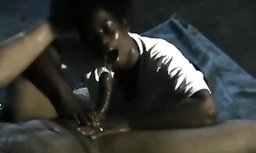 Ebony Tenant Gets Face-Fucked By Landlord For Rent