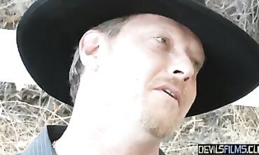 Roundass Dark Teen Takes Taboo Rod in Public Cowgirl Action