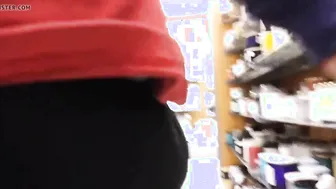 Public Trunk Sex in a Store