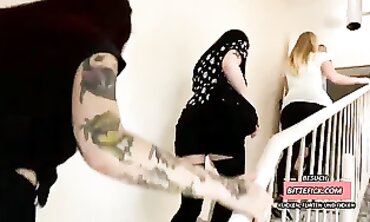 4 Vulgar German Dykes in a Spunky Group Sex Session
