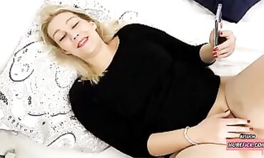 German MILF Joy Gets Pounded on Smartphone