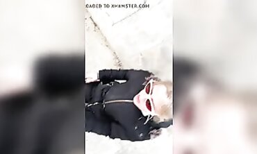 POV: Horny Blonde Mature Gets Fucked in the Park