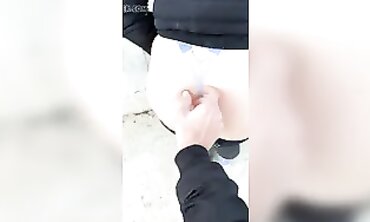 POV: Horny Blonde Mature Gets Fucked in the Park