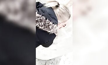 POV: Horny Blonde Mature Gets Fucked in the Park