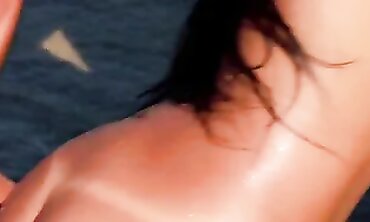 Latina Beach Threesome: Anal DP and Double Cum Facials