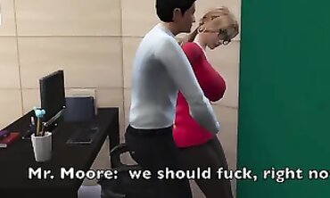 Sims 4: Married Blonde MILF Lecturer Cheats With Student