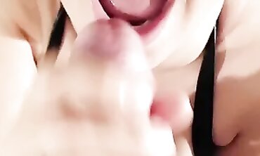 Redhead MILF Wife Plays With Her Huge Tits And Cum