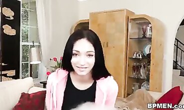 Crystal Rae Takes A Mature Guy Deep Throat