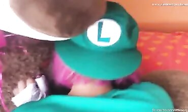 Petite Stepsister Cosplay POV Creampie