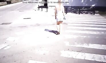 Street Voyeur: Blonde Caught on Hidden Spy Cam