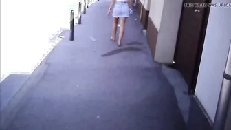 Street Voyeur: Blonde Caught on Hidden Spy Cam