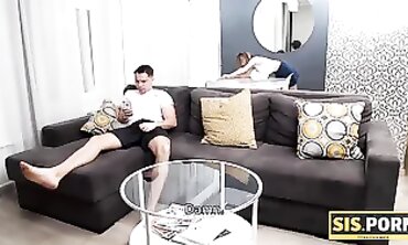 Cleaning Up A Mess - Step Sister Fucked By Brother In Cleaners Uniform