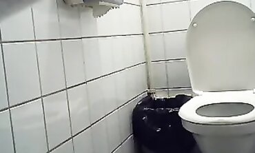 Trio of Sluts Caught in Mall Toilet by Spy Cam