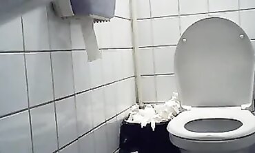 Trio of Sluts Caught in Mall Toilet by Spy Cam