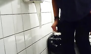 Trio of Sluts Caught in Mall Toilet by Spy Cam