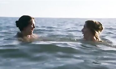Kate Winslet and Saoirse Ronan in Ammonite Lesbian Scene