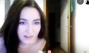 Serafima Ekaterinburg BBW POV Webcam Selfie