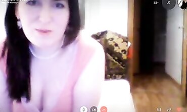 Serafima Ekaterinburg BBW POV Webcam Selfie