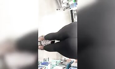 African BBW Plumper VPL in Bush
