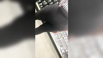 African BBW Plumper VPL in Bush